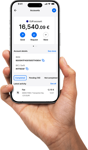 Votre compte professionnel à portée de main grâce à l'application myPOS